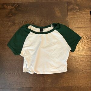 Baseball crop top